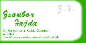 zsombor hajda business card